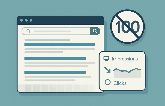 SERP-Update: num=100 weg