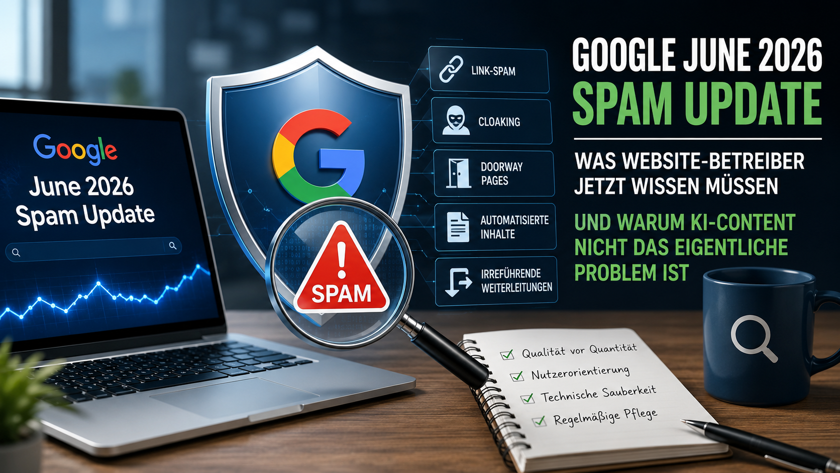 Google June 2026 Spam Update: Was Website-Betreiber jetzt wissen müssen – und warum KI-Content nicht das eigentliche Problem ist